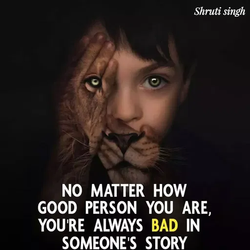 Quote by Shruti Singh - Double tap to change text. - Made using Quotes Creator App, Post Maker App