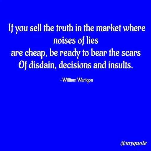 Quote by William Warigon - null - Made using Quotes Creator App, Post Maker App