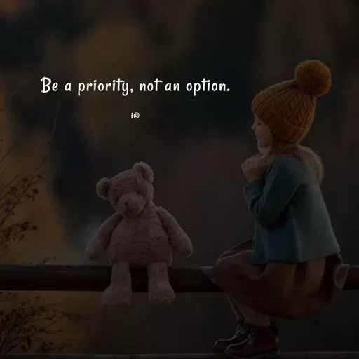 Quote by Akifa🌹 - Be a priority, not an option.

i@ - Made using Quotes Creator App, Post Maker App