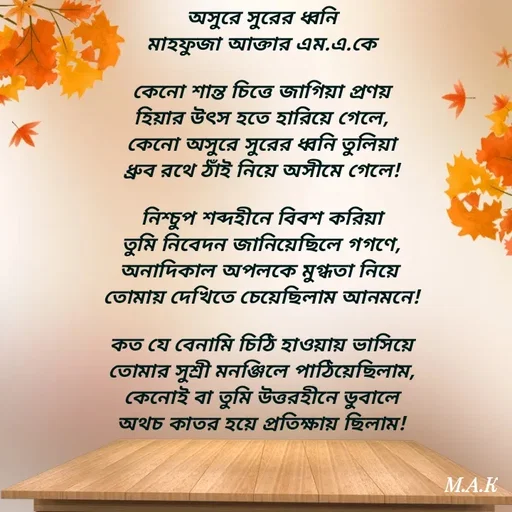 Quote by MAHFUJA AKTER M.A.K -  - Made using Quotes Creator App, Post Maker App