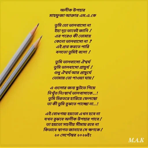 Quote by MAHFUJA AKTER M.A.K -  - Made using Quotes Creator App, Post Maker App