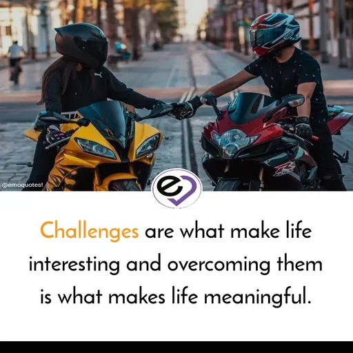 Quote by SilentGirlE!04 - Challenges are what make life interesting and overcoming them is what makes life meaningful. - Made using Quotes Creator App, Post Maker App