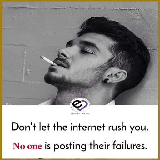 Quote by SilentGirlE!04 - Don't let the internet rush you.
No one is posting their failures.
 - Made using Quotes Creator App, Post Maker App