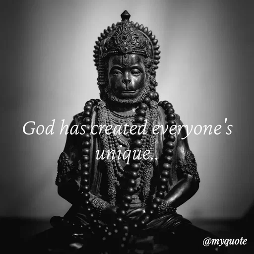 Quote by minni - God has created everyone's unique..
 - Made using Quotes Creator App, Post Maker App