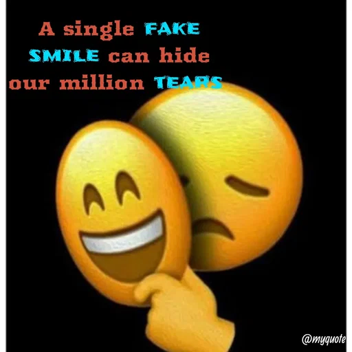 Quote by Sweety - A single fake smile can hide our million tears  - Made using Quotes Creator App, Post Maker App