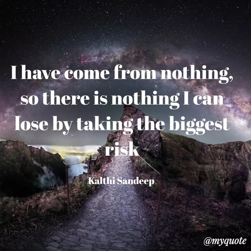 Quote by KALTHI SANDEEP -  - Made using Quotes Creator App, Post Maker App
