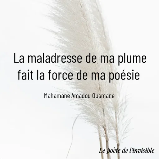 Quote by Mahamane Amadou Ousmane -  - Made using Quotes Creator App, Post Maker App