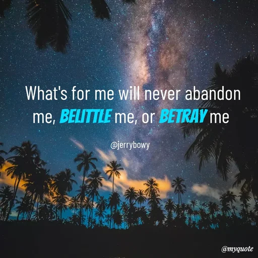 Quote by JERRY BOWY -  - Made using Quotes Creator App, Post Maker App