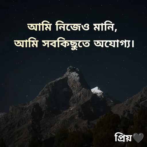 Quote by Partho Modak - আমি নিজেও মানি,
 আমি সবকিছুতে অযোগ্য। - Made using Quotes Creator App, Post Maker App