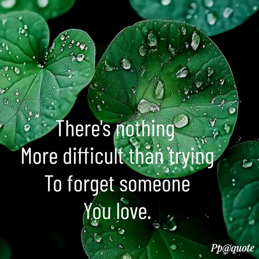 Quote by Radhe..💫 - There's nothing 
More difficult than trying
 To forget someone 
You love. - Made using Quotes Creator App, Post Maker App