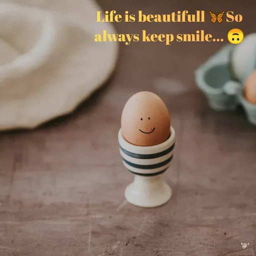 Quote by Anu Ningraj - Life is beautifull 🦋So always keep smile... 🙃 - Made using Quotes Creator App, Post Maker App