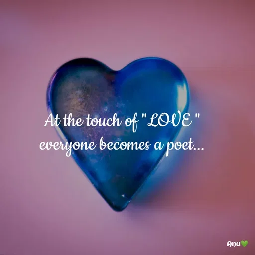 Quote by Anu Ningraj - At the touch of "LOVE " everyone becomes a poet... - Made using Quotes Creator App, Post Maker App