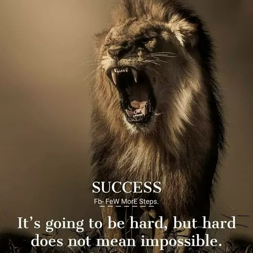 Quote by Priti Chavan - SUCCESS
Fb- FeW MorE Steps.
It's going to be hard, but hard
does not mean impossible.
 - Made using Quotes Creator App, Post Maker App