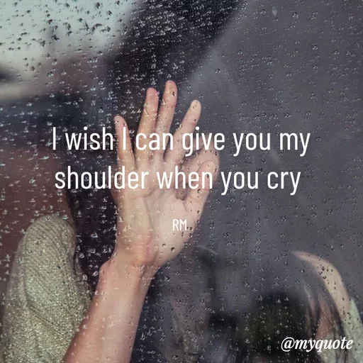 Quote by BTS Army boy - I wish I can give you my shoulder when you cry 

RM  - Made using Quotes Creator App, Post Maker App