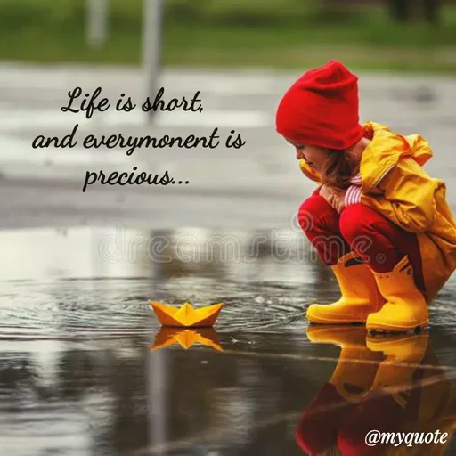 Quote by Sahaya Jenifer - Life is short,
and everymonent is
precious.
@myquote
 - Made using Quotes Creator App, Post Maker App