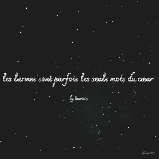 Quote by Yahrami Lauren Koffi - les larmes sont parfois les seuls mots du cœur 

by laurie’s - Made using Quotes Creator App, Post Maker App