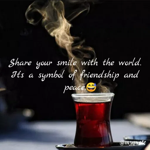 Quote by Nirjara Rai - Share your smile with the world.
Its a
symbol of friendship and
peace
@myquote
 - Made using Quotes Creator App, Post Maker App