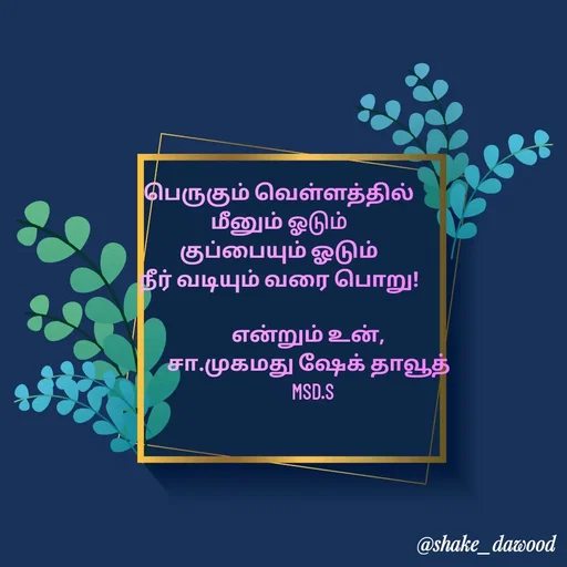 Quote by Shake Dawood -  - Made using Quotes Creator App, Post Maker App