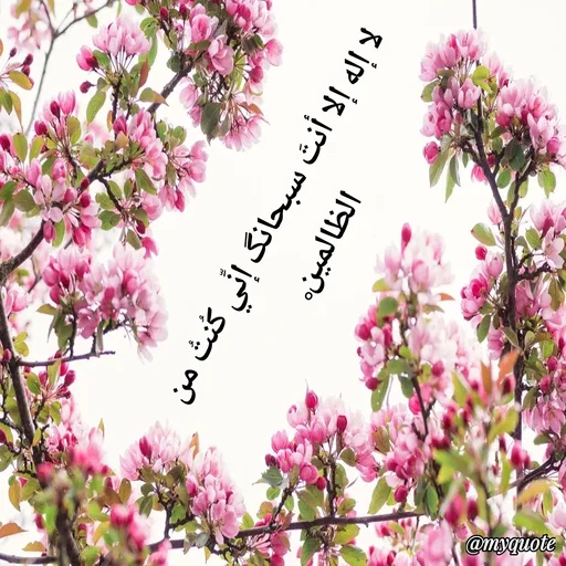 Quote by Sultan Mahmud - لا إله إلا أنتَ سبحانگ إنِّي كُنتُ من الظالمين. - Made using Quotes Creator App, Post Maker App