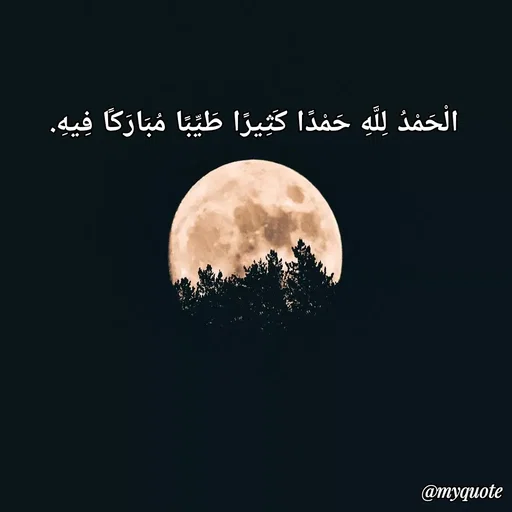 Quote by Sultan Mahmud - الْحَمْدُ لِلَّهِ حَمْدًا كَثِيرًا طَيِّبًا مُبَارَكًا فِيهِ. - Made using Quotes Creator App, Post Maker App