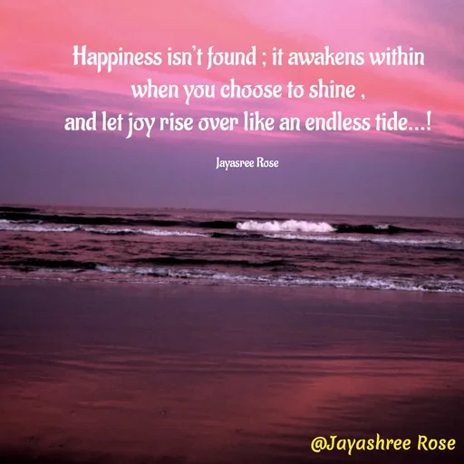 Quote by Jayashree Rose -  - Made using Quotes Creator App, Post Maker App