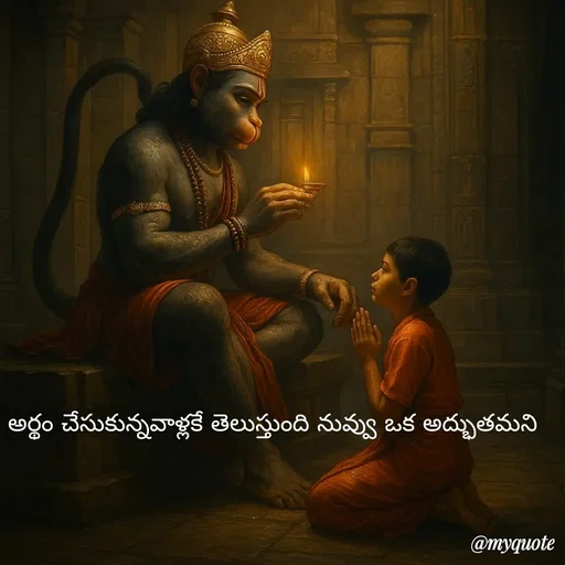 Quote by Mahesh Allam - అర్థం చేసుకున్నవాళ్లకే తెలుస్తుంది నువ్వు ఒక అద్భుతమని - Made using Quotes Creator App, Post Maker App