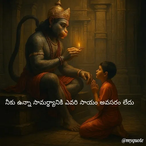Quote by Mahesh Allam - నీకు ఉన్నా సామర్ధ్యానికి ఎవరి సాయం అవసరం లేదు - Made using Quotes Creator App, Post Maker App