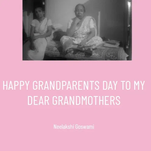 Quote by Neelakshi Goswami - HAPPY GRANDPARENTS DAY TO MY DEAR GRANDMOTHERS


Neelakshi Goswami - Made using Quotes Creator App, Post Maker App