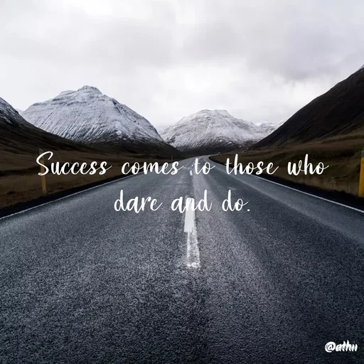 Quote by Athira - Success comes to those who dare and do. - Made using Quotes Creator App, Post Maker App