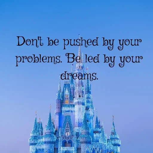 Quote by Lily • - Don't be pushed by your
problems. Be led by your
dreams.
 - Made using Quotes Creator App, Post Maker App