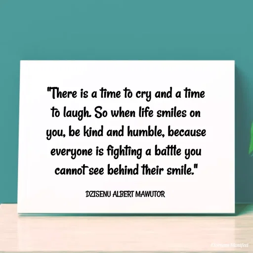 Quote by ALBERT MAWUTOR DZISENU -  - Made using Quotes Creator App, Post Maker App