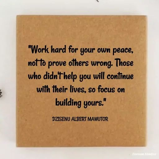 Quote by ALBERT MAWUTOR DZISENU -  - Made using Quotes Creator App, Post Maker App