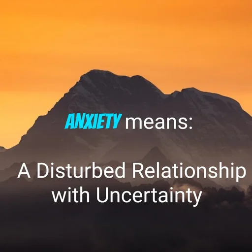 Quote by God is in Control - Anxiety means:

 A Disturbed Relationship with Uncertainty  - Made using Quotes Creator App, Post Maker App