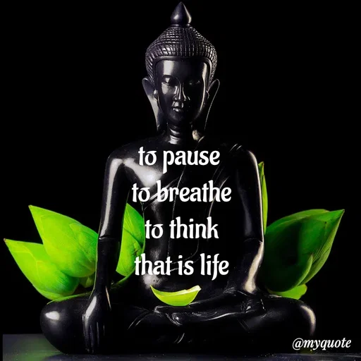 Quote by adriangemini - to pause 
to breathe
to think
that is life - Made using Quotes Creator App, Post Maker App