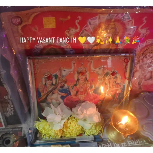 Quote by positive vibes - HAPPY VASANT PANCHMI💛🤍💫✨🙏💐🎉 - Made using Quotes Creator App, Post Maker App