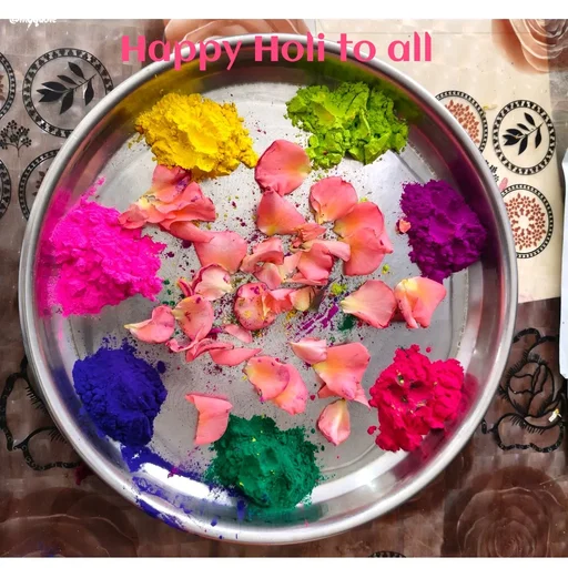 Quote by positive vibes - Happy Holi to all - Made using Quotes Creator App, Post Maker App