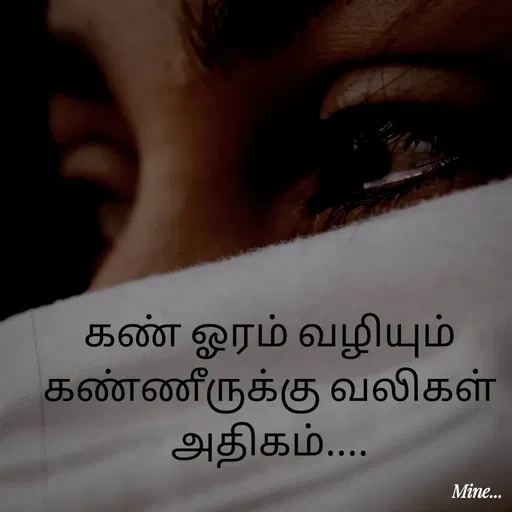 Quote by S.Padmashree - கண் ஓரம் வழியும் கண்ணீருக்கு வலிகள் அதிகம்.... - Made using Quotes Creator App, Post Maker App