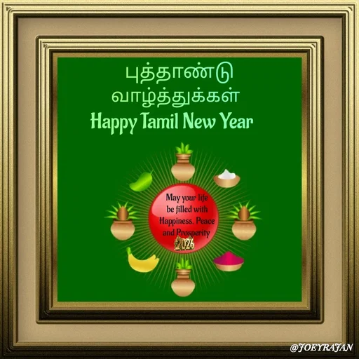 Quote by Joseph Rajan - Happy Tamil New Year  - Made using Quotes Creator App, Post Maker App
