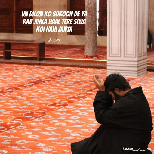 Quote by Noman Ali - Un dilon ko sukoon De ya Rab jinka haal Tere siwa koi nahi janta

نومان علي - Made using Quotes Creator App, Post Maker App