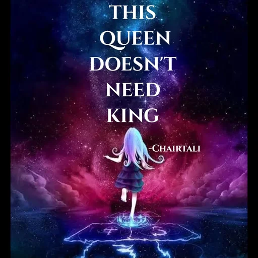 Quote by Krutika Sangode - THIS
QUEEN
DOESN'T
NEED
KING
-CHAIRTALI
 - Made using Quotes Creator App, Post Maker App