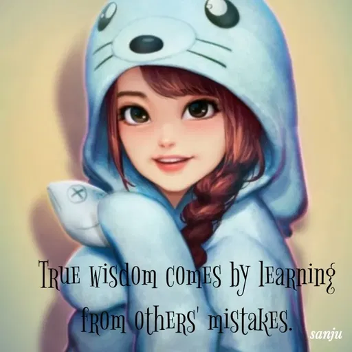 Quote by Art World - True wisdom comes by learning from others' mistakes. - Made using Quotes Creator App, Post Maker App