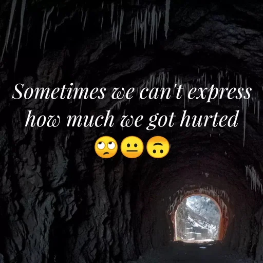 Quote by Sneha - Sometimes we can't express how much we got hurted
🙄😐🙃 - Made using Quotes Creator App, Post Maker App