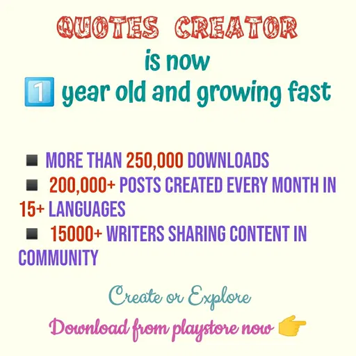 Quote by Vikram Singh - Create or Explore
Download from playstore now 👉 - Made using Quotes Creator App, Post Maker App
