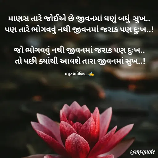 Quote by Mayur Dhameliya -  - Made using Quotes Creator App, Post Maker App