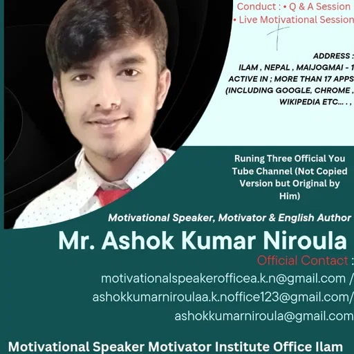 Quote by Ashok Kumar Niroula Official - Double tap to change text. - Made using Quotes Creator App, Post Maker App