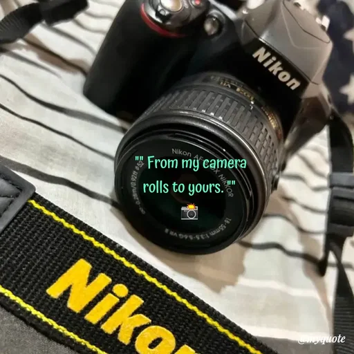 Quote by @aLwaYs cLasSY 🩵⚡ -  "" From my camera
rolls to yours. ""
📸 - Made using Quotes Creator App, Post Maker App