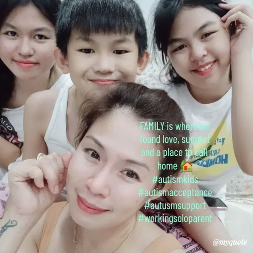 Quote by @aLwaYs cLasSY 🩵⚡ - FAMILY is where we found love, support and a place to call 
home 🏡
#autismkids #autismacceptance #autusmsupport
#workingsoloparent - Made using Quotes Creator App, Post Maker App