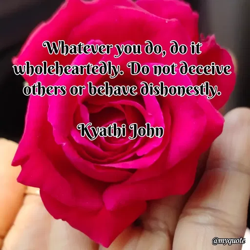 Quote by Kyathi John -  - Made using Quotes Creator App, Post Maker App