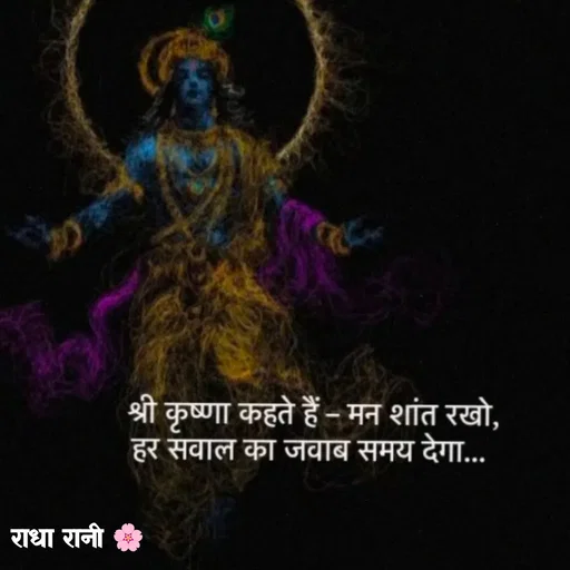 Quote by राधा रानी 🌸 - Double tap to change text. - Made using Quotes Creator App, Post Maker App