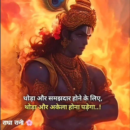 Quote by राधा रानी 🌸 - Double tap to change text. - Made using Quotes Creator App, Post Maker App
